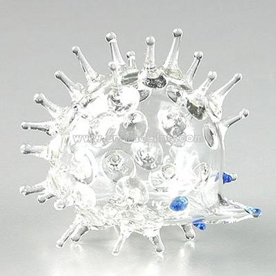 Hedgehog Glass Figurine