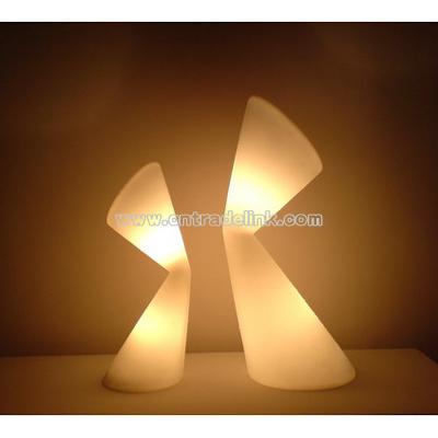 High Glass Table Lamp