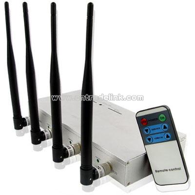 High Power Mobile Phone Jammer with Strength Remote Control