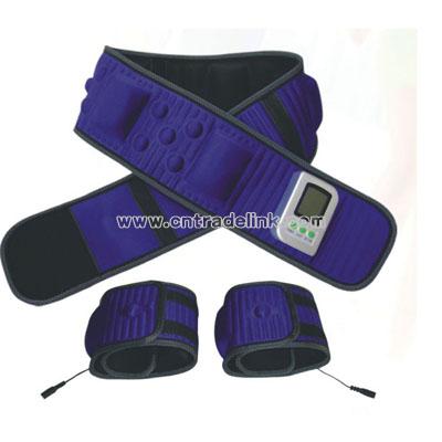 High frequent massage belt with LCD display