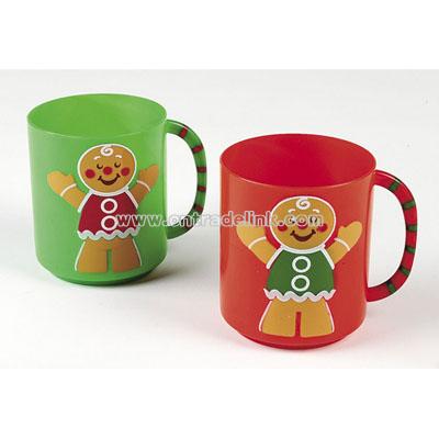 Holiday Gingerbread Man Mugs
