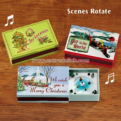 Holiday Matchbox Music Boxes