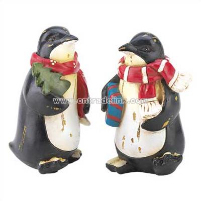 Holiday Penguin Figurines