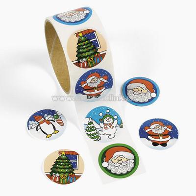 Holiday Roll Stickers