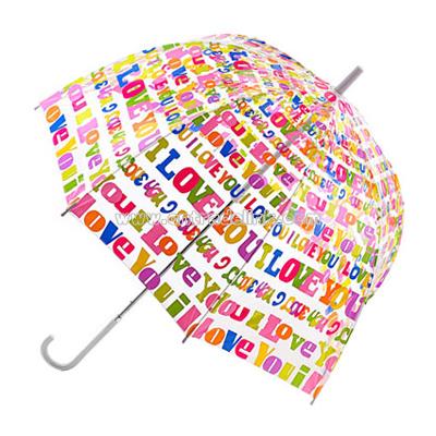 I Love You Birdcage Umbrella