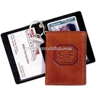 ID wallet with key ring
