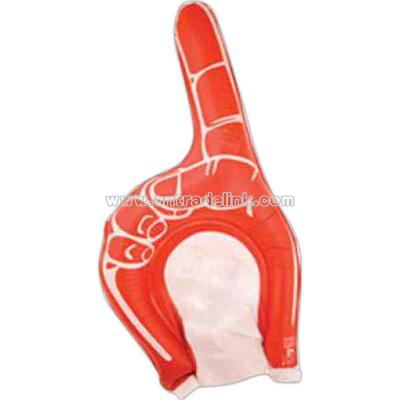 Inflatable #1 hand cheering shaker