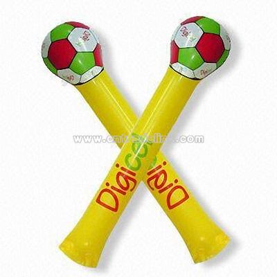 Inflatable Soccer Ball Cheering Stick