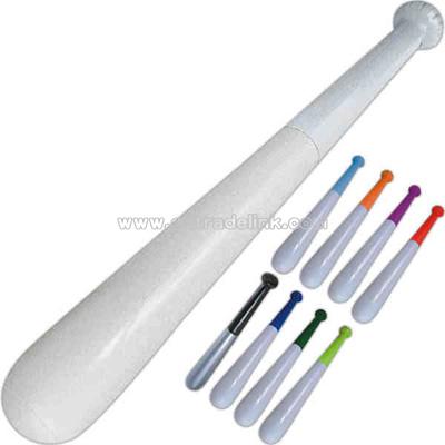 Inflatable regular size silver baseball bat
