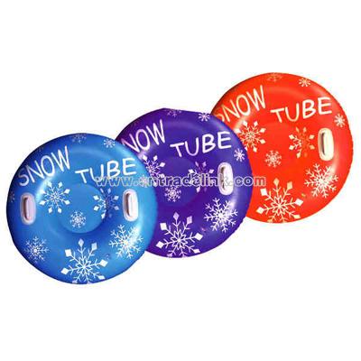 Inflatable snow tube