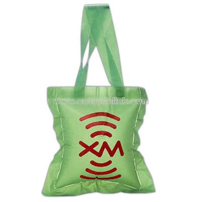 Inflatable tote bag