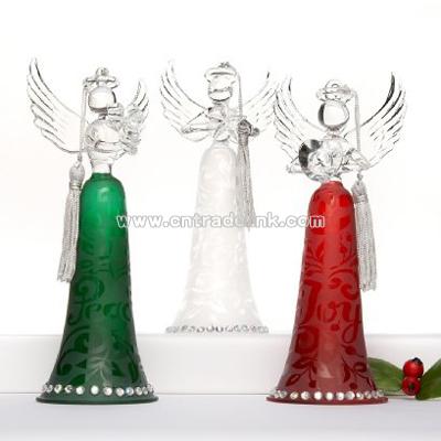 Joyous Tidings Angels Crystal, Christmas Ornaments