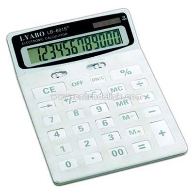 Jumbo desktop calculator