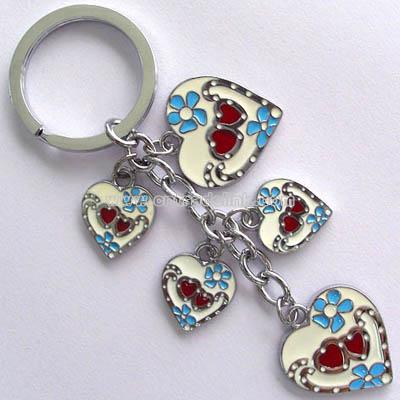 Key Chain with Cute Charms