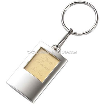 Key Chain with Dual Sided Square Photo Frame