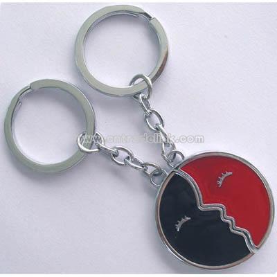 Key Chain with Lover Charms