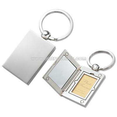 Key Chain with Rectangle Photo Frame