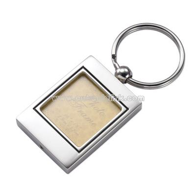 Key Chain with Square Photo Frame