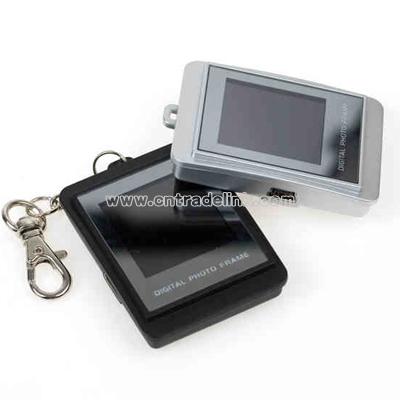 Key chain with super small and portable digital picture frame