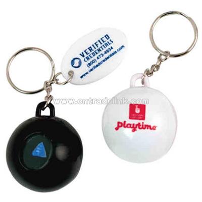 Key holder with psychic ball