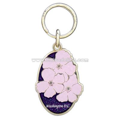Key holder with the look of stained glass