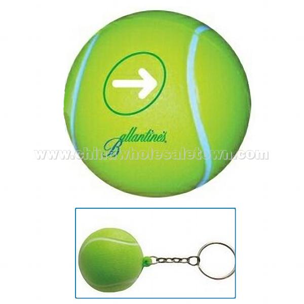 Keychain Stress Reliever - Tennis Ball Key chain