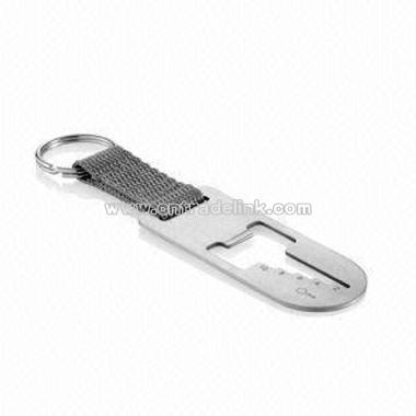 Keychain with Robust Key Ring and Bottle Opener