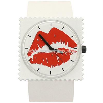 Kiss Print Stamp Watch