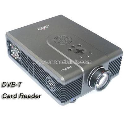 LCD Multimedia Projector TV with DVB-T & Card reader
