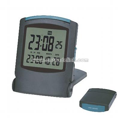 LCD Travel Alarm Clock with Digital Calendar