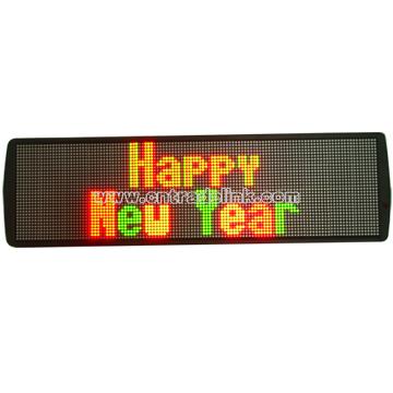LED Display (Indoor Four Line Multi-Color)