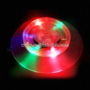 LED Flashing Light Coaster with On and Off Buttons