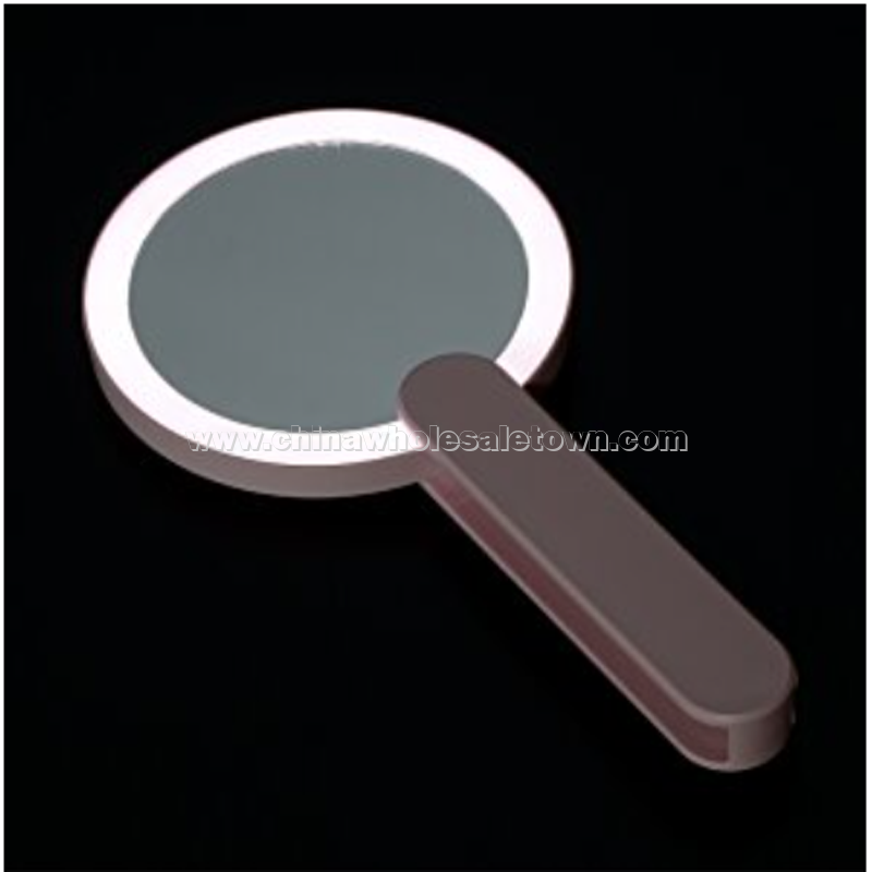 LED Mirror with Swivel Handle