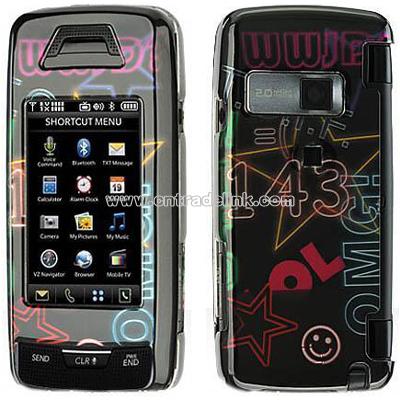 LG Voyager 10000 Text Style #1 Design Crystal Case