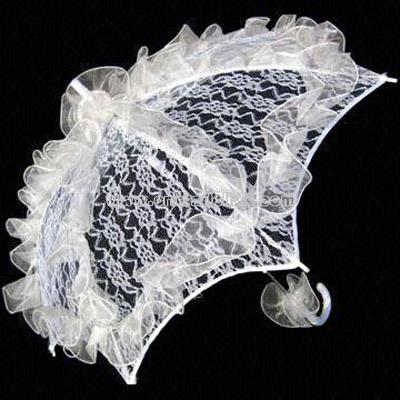 Lace Parasol with 22 Inches Length