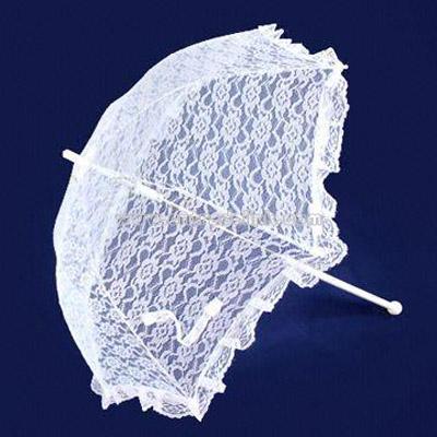 Lace Parasol with 35-inch Total Length