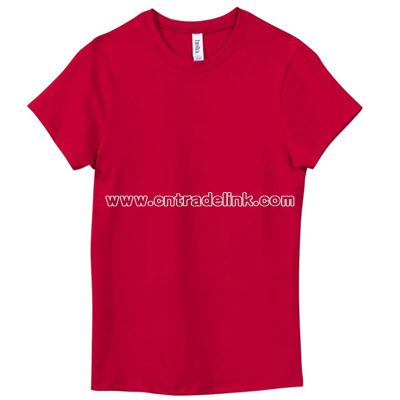 Ladies' Spandex Crew-neck T-shirt, Colors