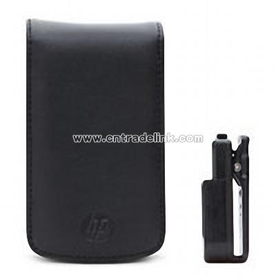Leather Belt-Clip Case for HP iPAQ Glisten Smartphone