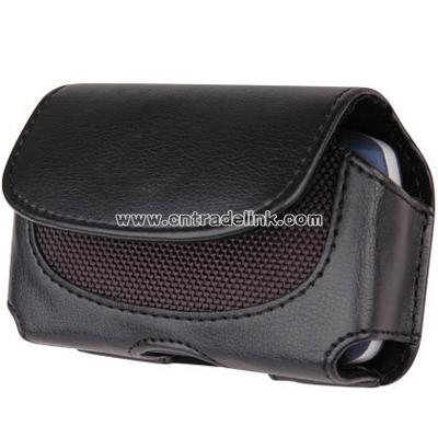 Leather Pouch Case For HP iPAQ 610 / Black
