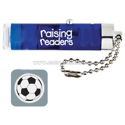Logo Projector Laser Pointer Key Tag - One-Color