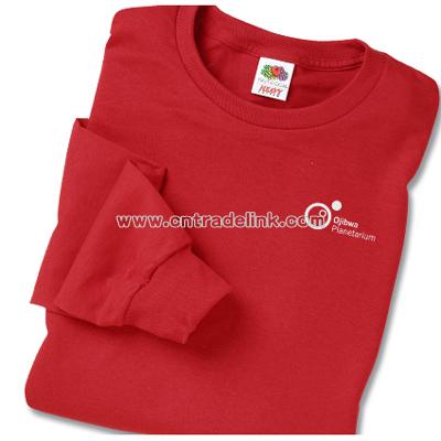 Long Sleeve 100% Cotton T-Shirt - Colors
