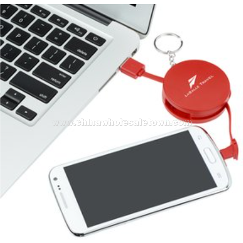 Lunar Charging Cable Keychain
