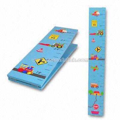 MDF foldable growth chart
