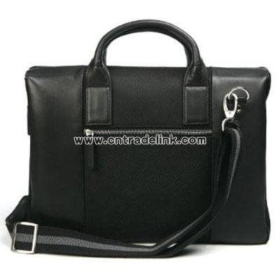 MODERM Nylon & Leather Business Brief Bag