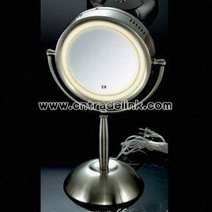 Magnifier Light mirror with two sides
