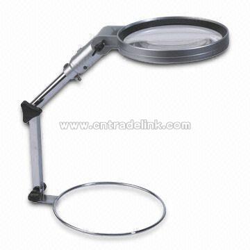 Magnifier with LED