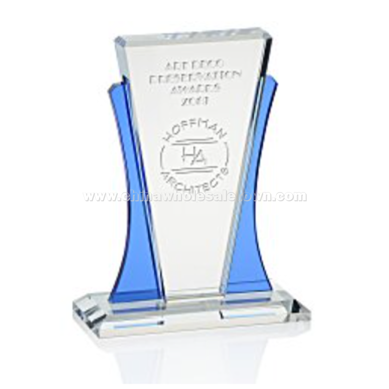 Majestic Cobalt Crystal Award