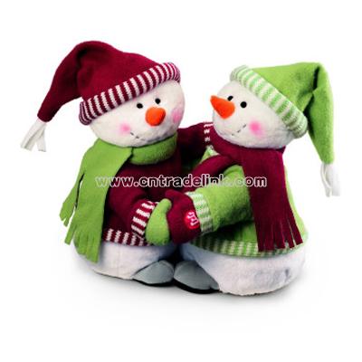 Merry Meltons Musical Plush Dancing Snowmen