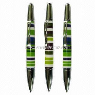 Metal/Resin Ball Pens with Twist Action