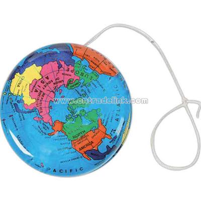 Metal globe yo-yo